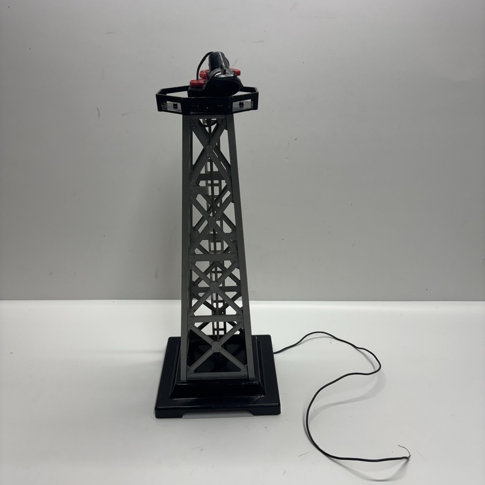 Vintage 1950s Marx Model Railroad Beacon Light Tower O Scale 12" READ